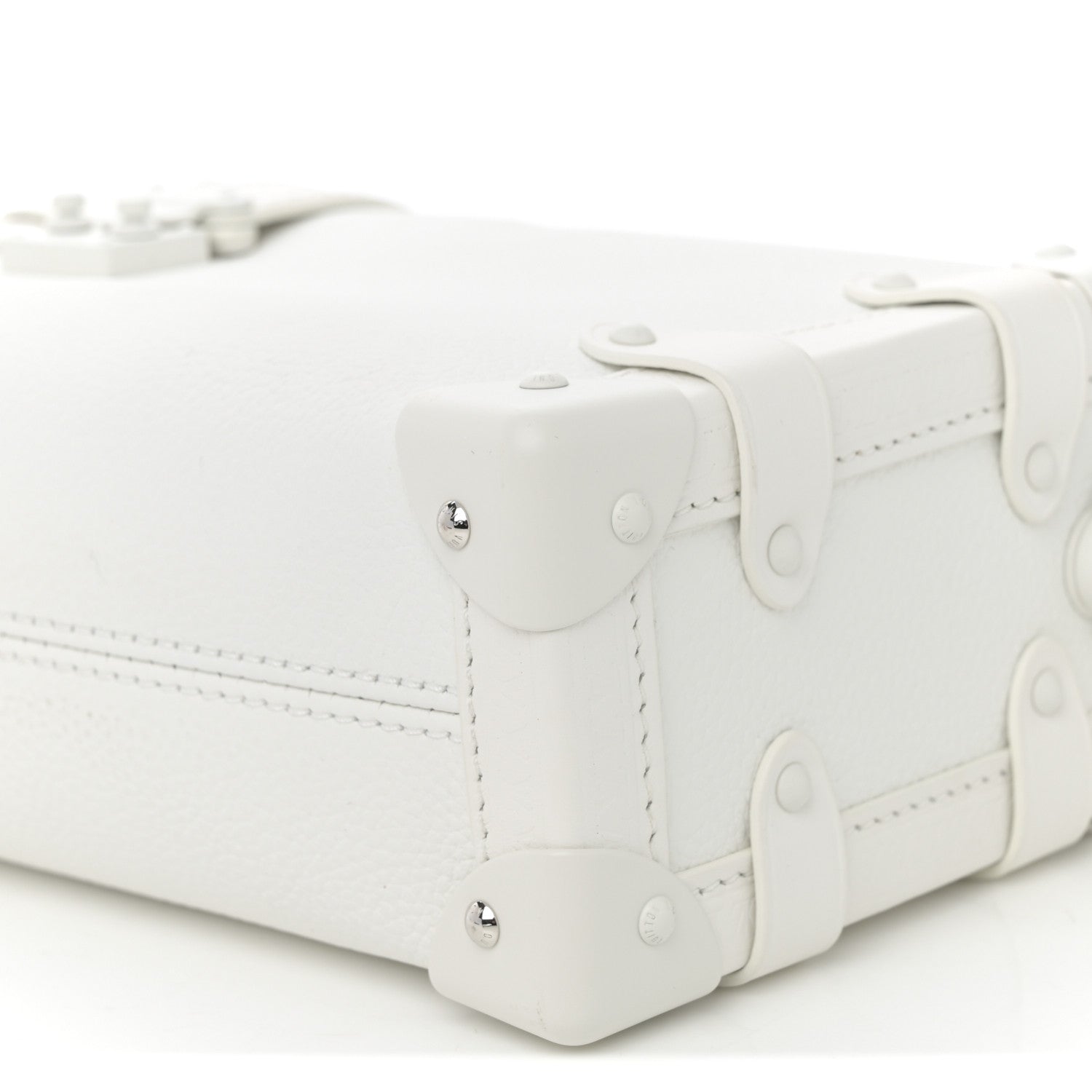 Louis Vuitton Calfskin Side Trunk PM Off White 9 of 9