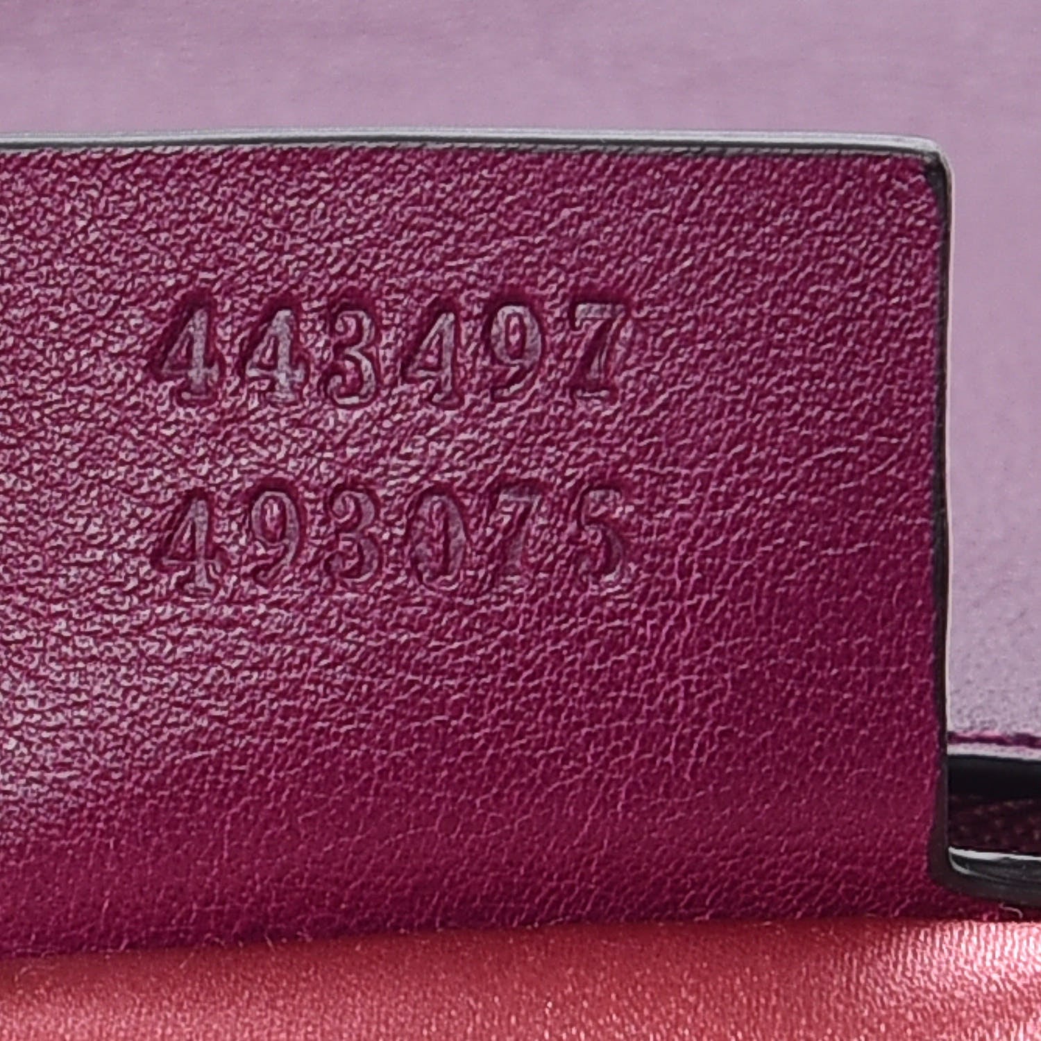 Gucci Velvet Matelasse Small GG Marmont Shoulder Bag Fuchsia Violet Cyclamen 9 of 12