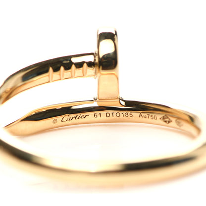 Cartier 18K Yellow Gold Juste Un Clou Ring 61 9.5 8 of 8