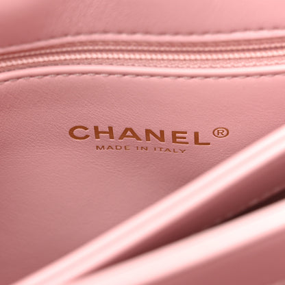 Chanel Lambskin Quilted Medium Color Match Flap Light Pink 6 of 11