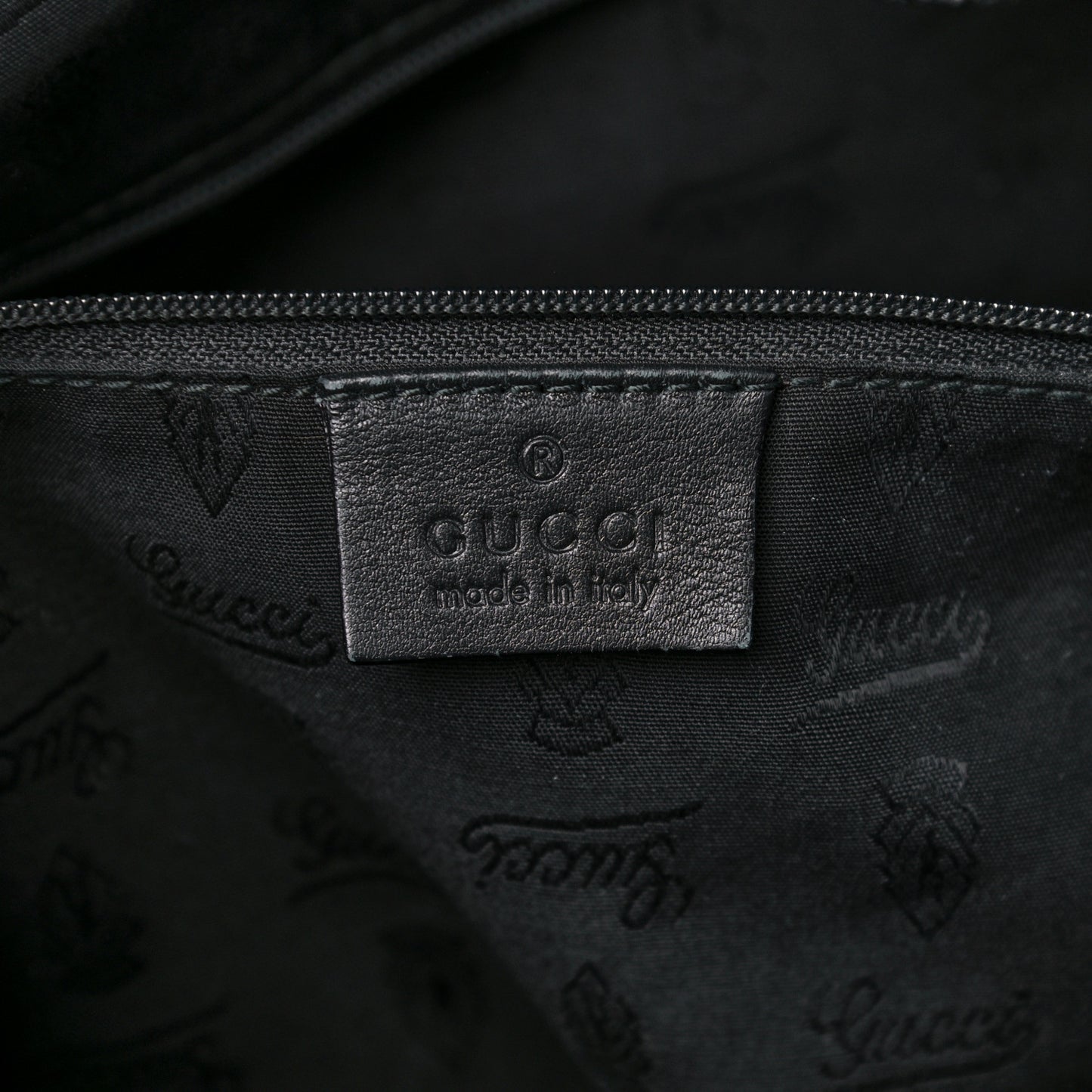 Guccissima Large Sukey Tote Black