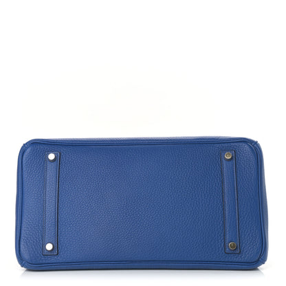 Hermes Togo Birkin 35 Bleu France 5 of 32