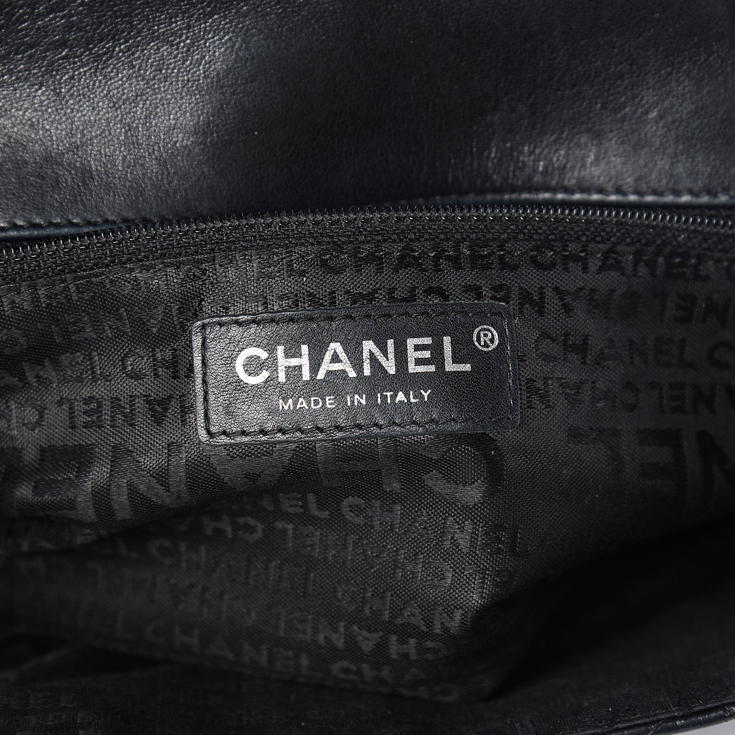 Chanel Lambskin Quilted Lady Graphic Flap Black 6 of 10