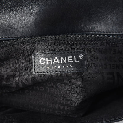 Chanel Lambskin Quilted Lady Graphic Flap Black 6 of 10