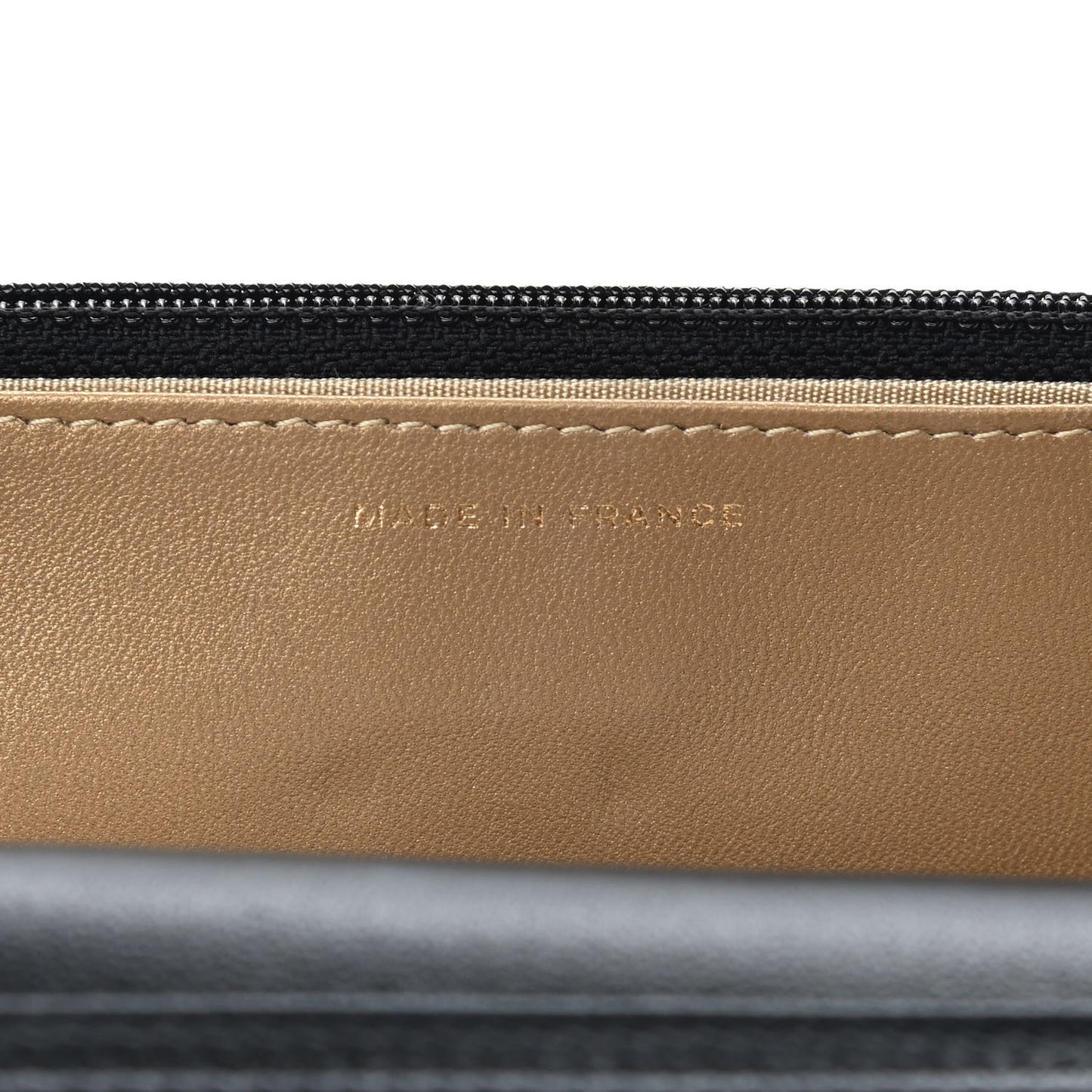 Lambskin Quilted CC Pearl Crush Wallet on Chain WOC Black