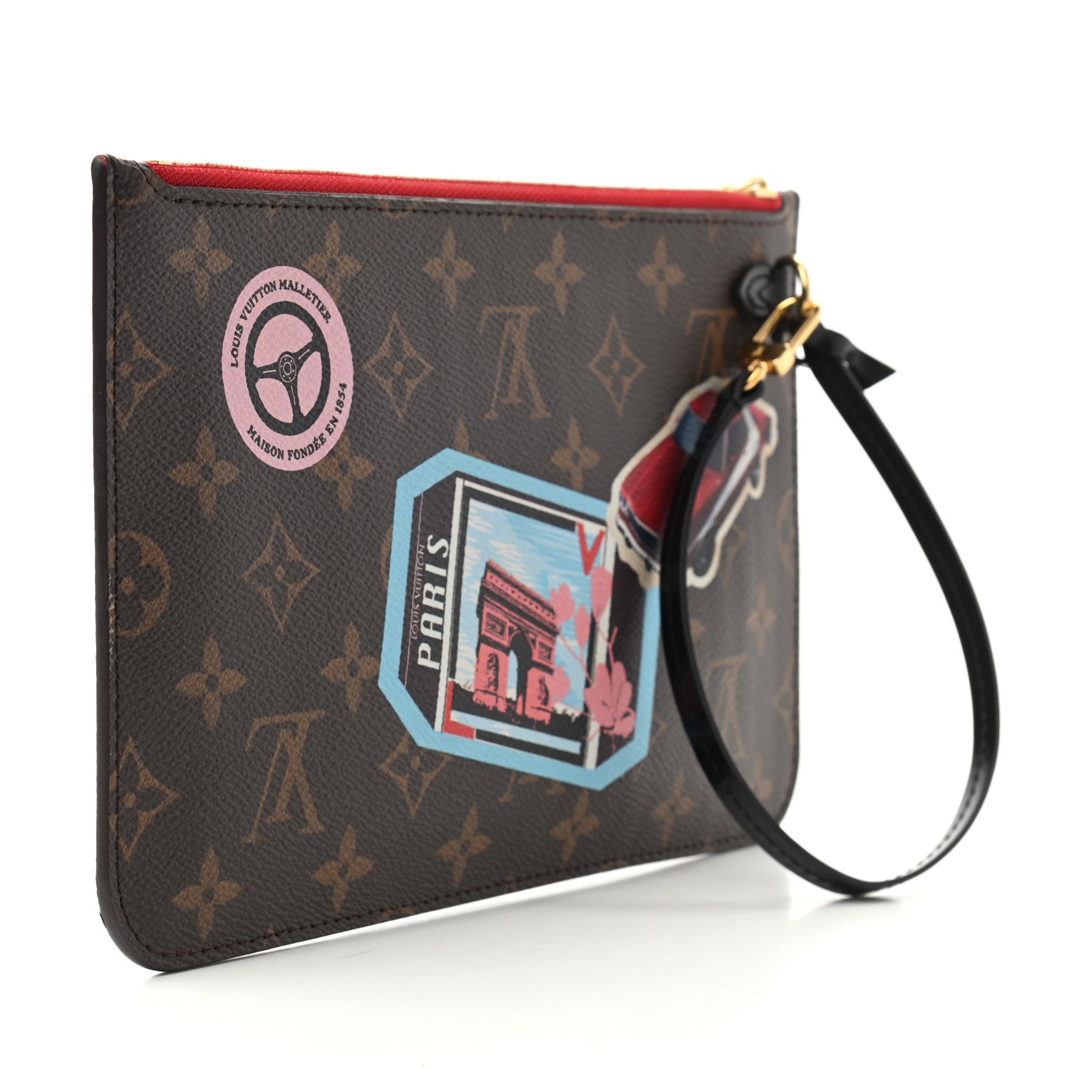 Louis Vuitton Monogram World Tour Neverfull MM GM Pochette 5 of 15