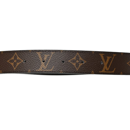 Louis Vuitton Calfskin Monogram 30mm LV Initiales Reversible Belt 95/38 Black 6 of 9