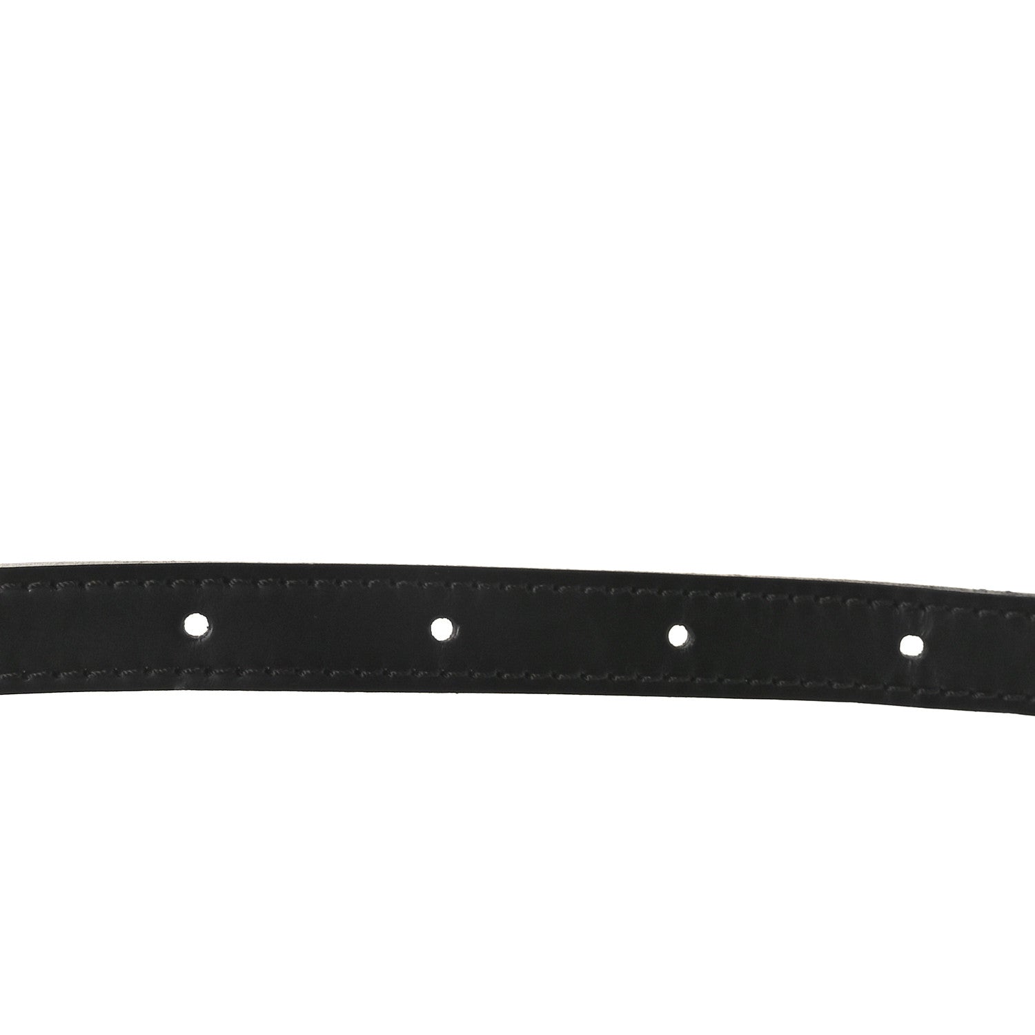 Louis Vuitton Calfskin 16mm Adjustable Shoulder Strap Black 3 of 5