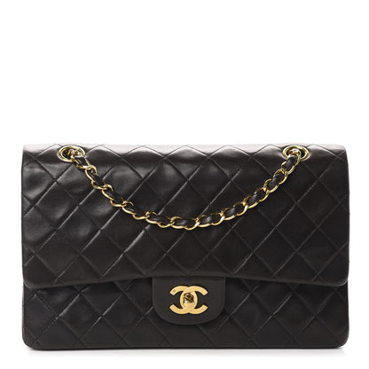 Chanel Lambskin Quilted Medium Double Flap Black 1 of 11