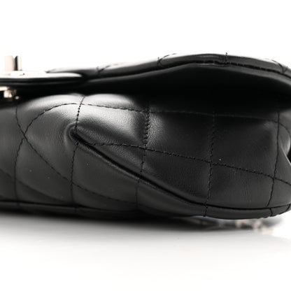 Chanel Calfskin Quilted CC Uniform Flap Belt Bag Black 10 of 11