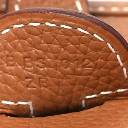 Hermes Taurillon Maurice Evelyne III PM Gold 7 of 11