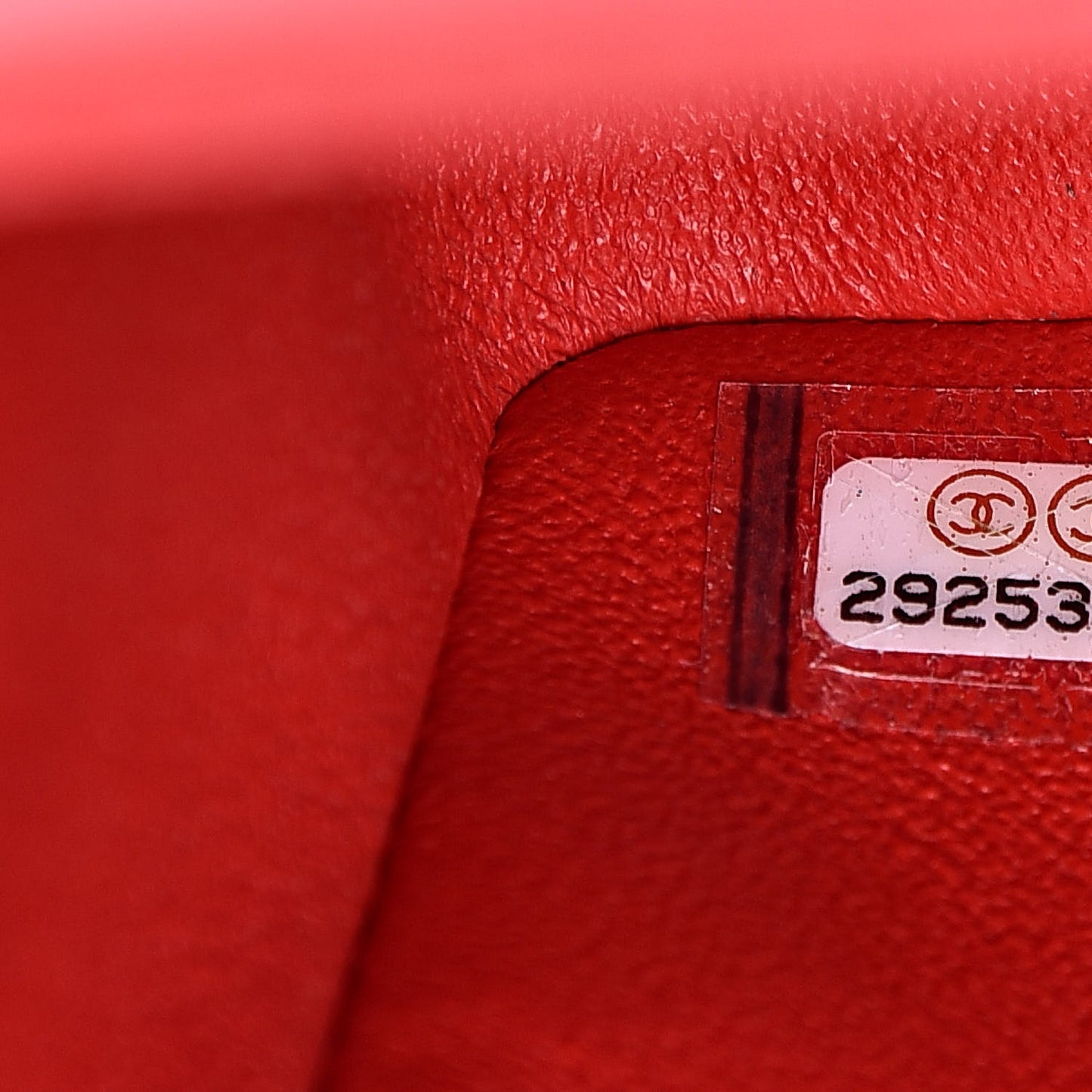 Patent Calfskin Quilted Mini Rectangular Flap Red
