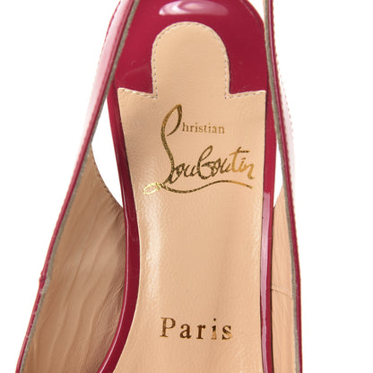 Christian Louboutin Patent No Prive 120 Pumps 35.5 Fuchsia 8 of 8