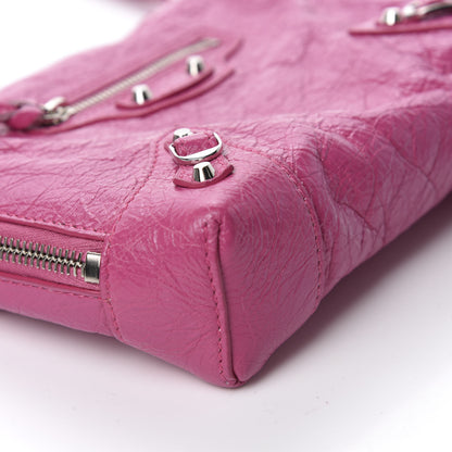 Balenciaga Agneau Arena Classic Silver Hardware XS Reporter Crossbody Rose Flamingo 6 of 10