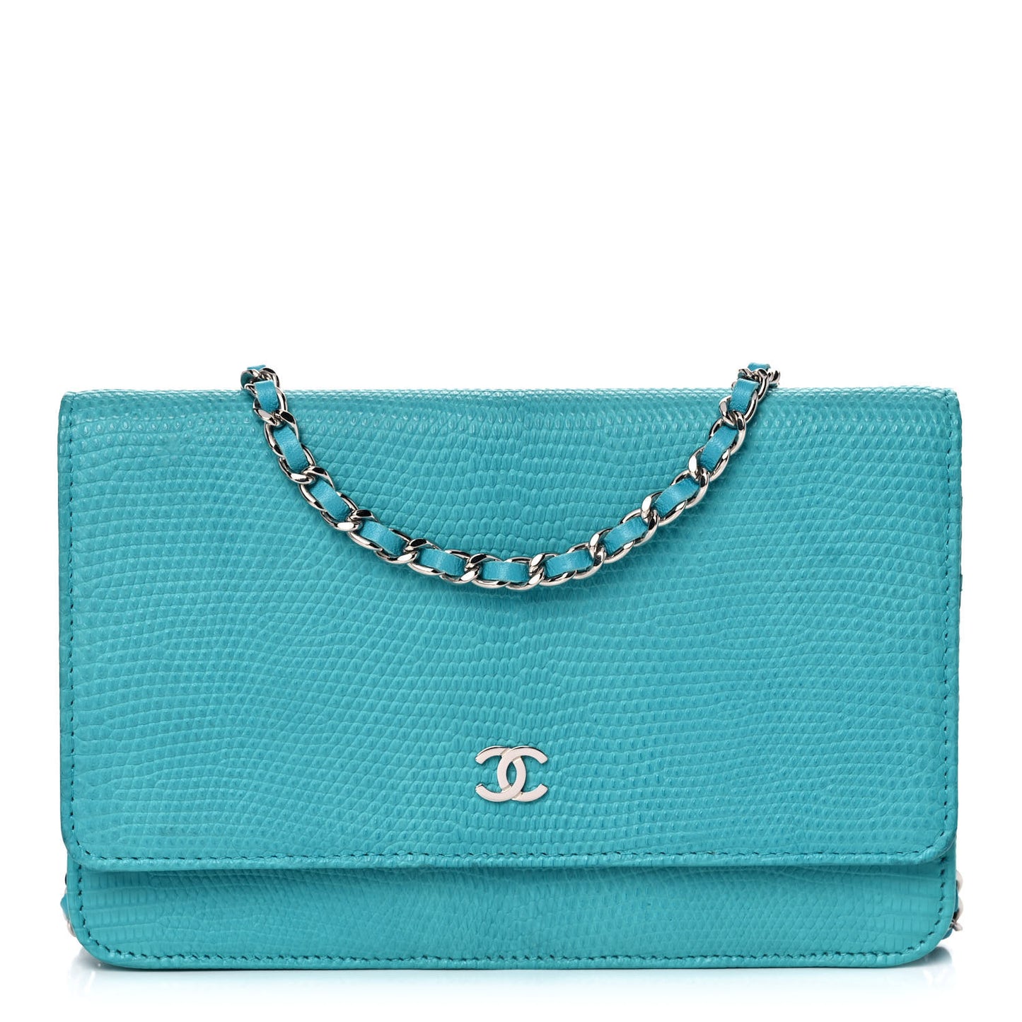 Lizard Wallet on Chain WOC Turquoise