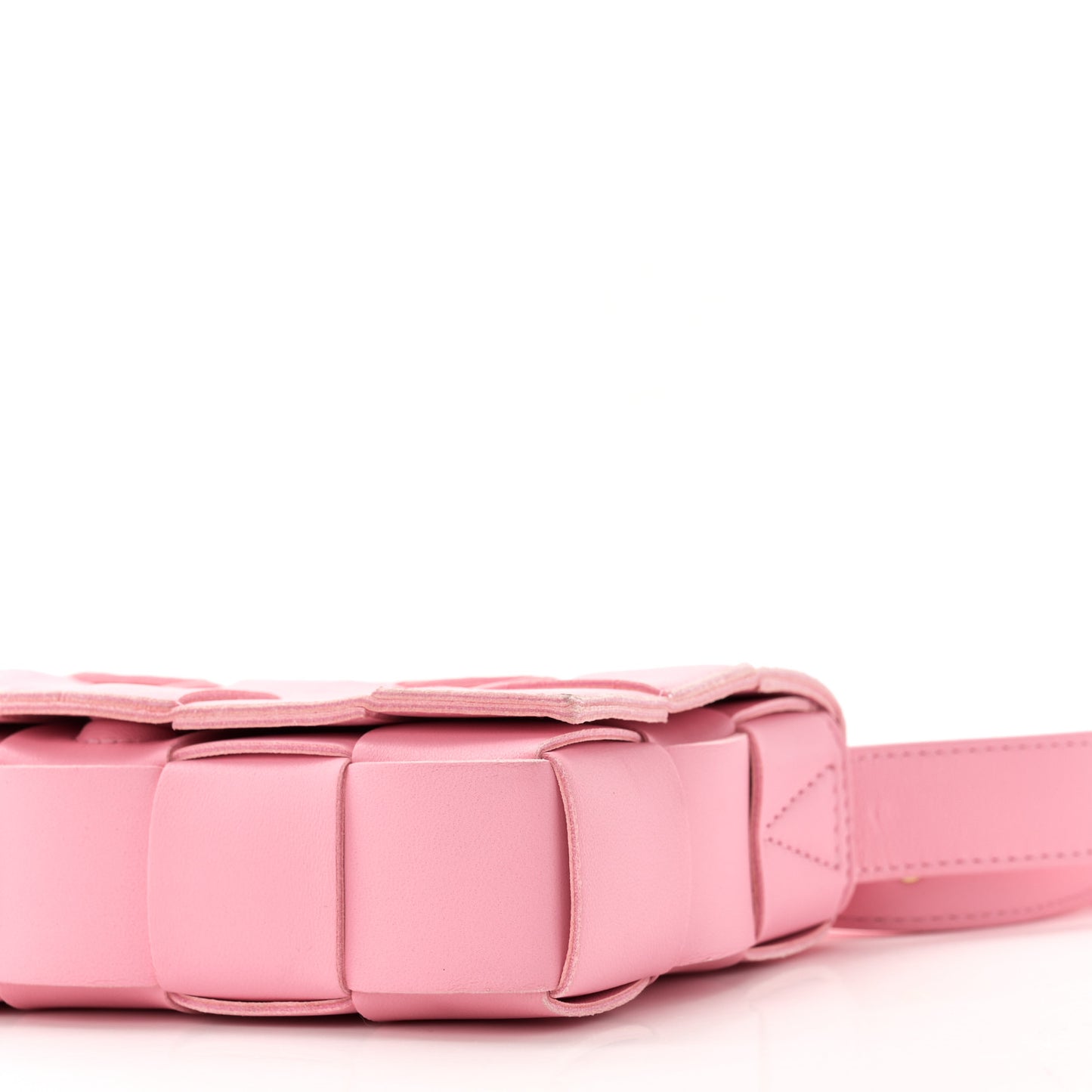 Lambskin Maxi Intrecciato Small Cassette Crossbody Bag Ribbon