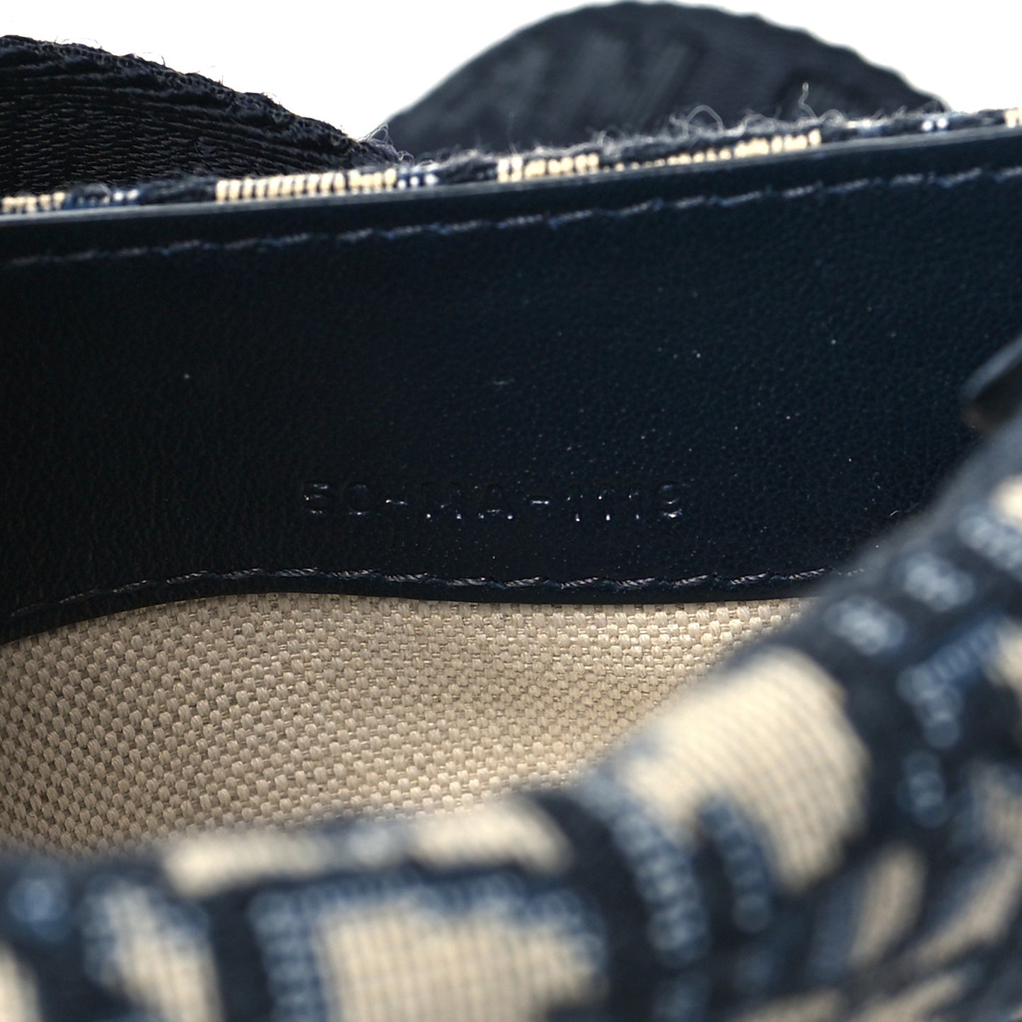 Oblique Saddle Belt Pouch Blue