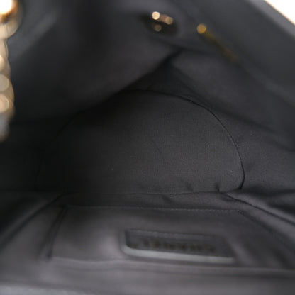 Chanel Shiny Caviar Quilted Medium Duma Pockets Drawstring Backpack Grey 5 of 10