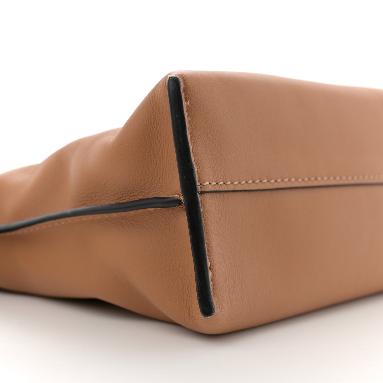 Loewe Calfskin Mini Flamenco Knot Clutch Warm Desert 9 of 10