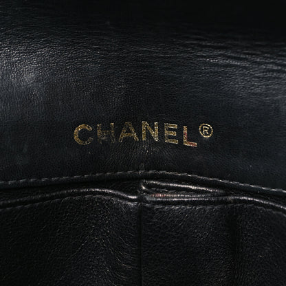 Chanel Lambskin East West Chocolate Bar Flap Black 7 of 11