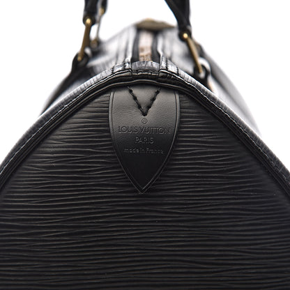 Louis Vuitton Epi Speedy 25 Black 7 of 12