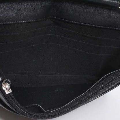 Chanel Patent Quilted Wallet On Chain WOC Black 6 of 8