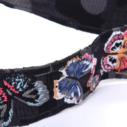 Valentino Garavani Canvas Camubutterfly Rockstud Guitar Strap Multicolor 6 of 10
