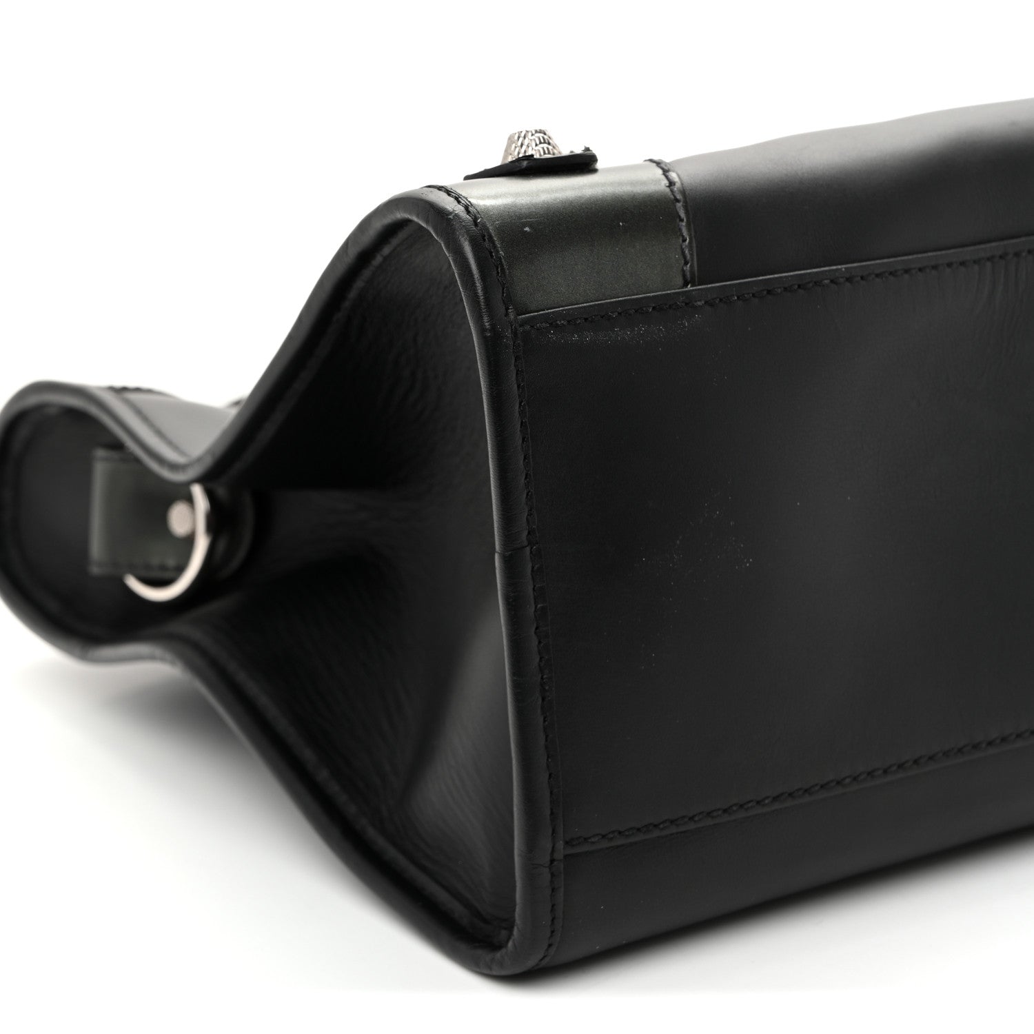 Balenciaga Smooth Calfskin Metallic Patent Giant 12 Silver Hardware City Vert Poker Fonce 10 of 11