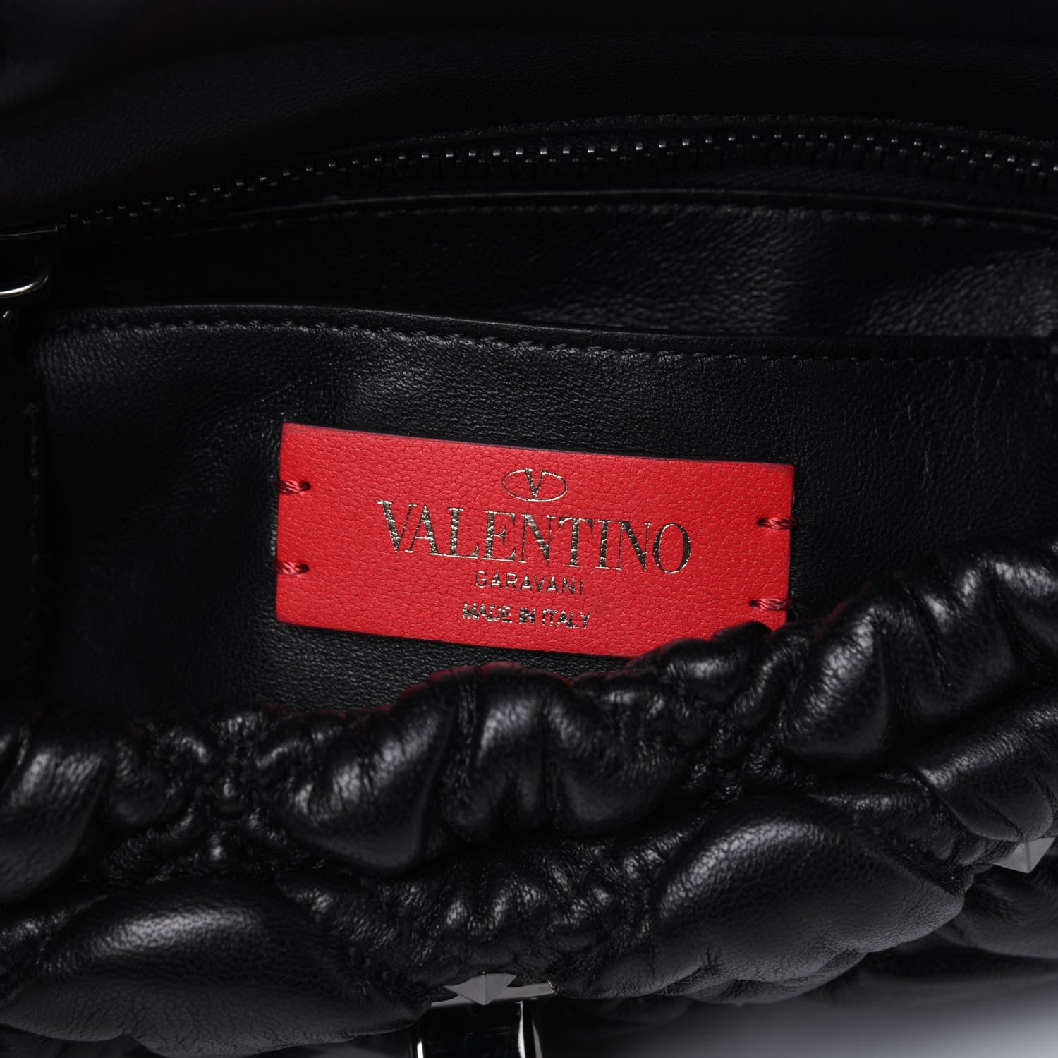 Valentino Garavani Nappa Small Spikeme Shoulder Bag Black 6 of 10