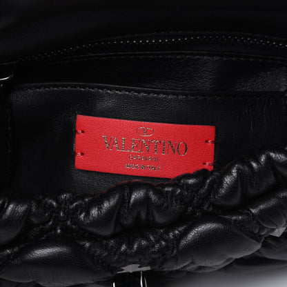 Valentino Garavani Nappa Small Spikeme Shoulder Bag Black 6 of 10