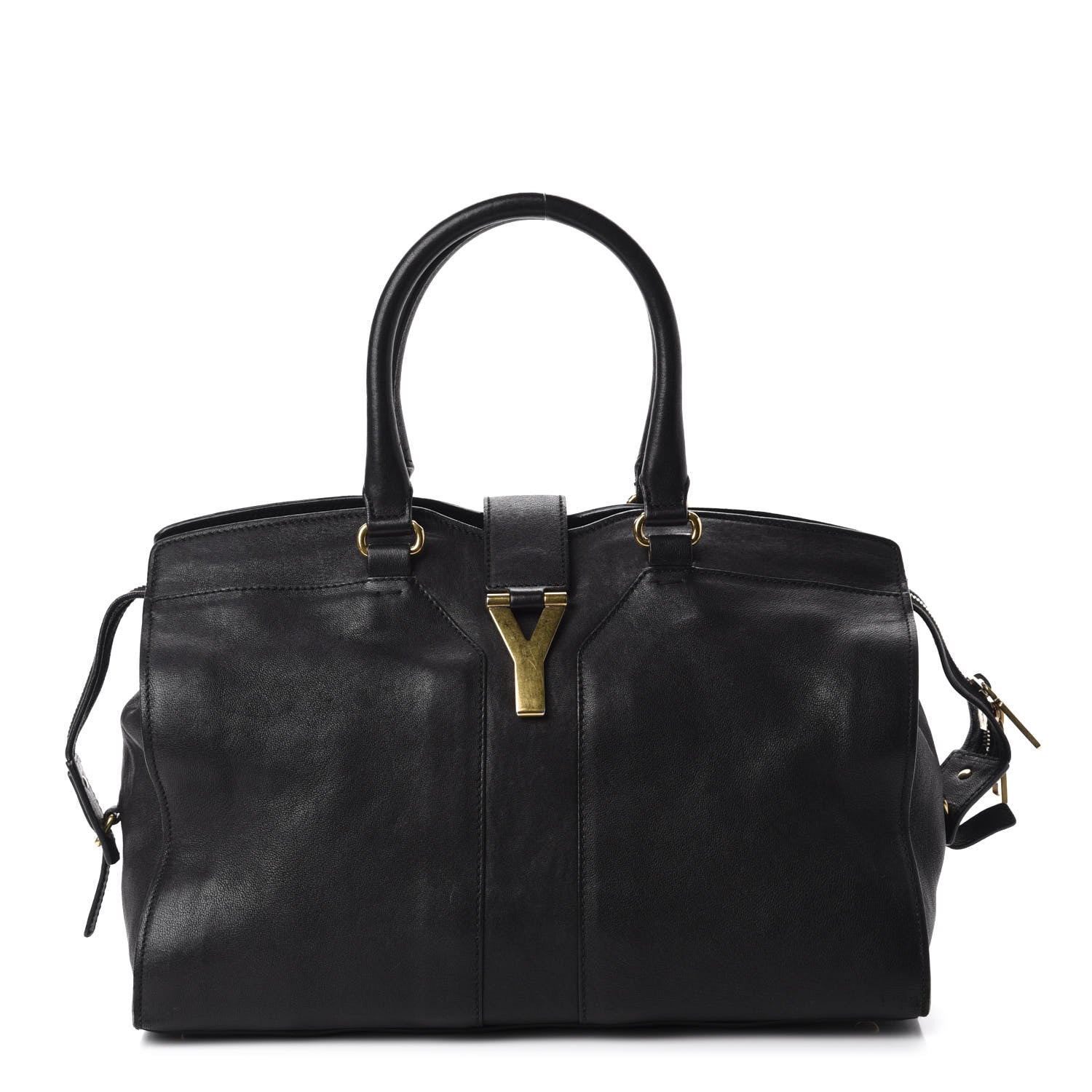 Saint Laurent Sheepskin Large Cabas ChYc Grey 1 of 16