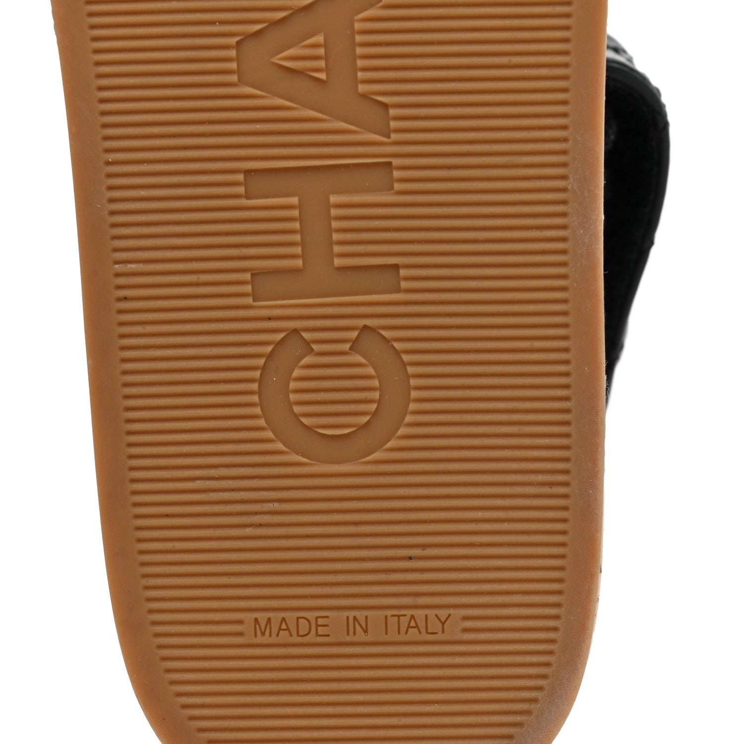 Chanel Cord Lambskin Quilted Logo Sandals 40 Black 5 of 6