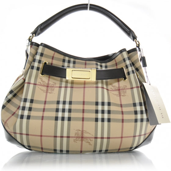 Haymarket Check Medium Willenmore Hobo Chocolate