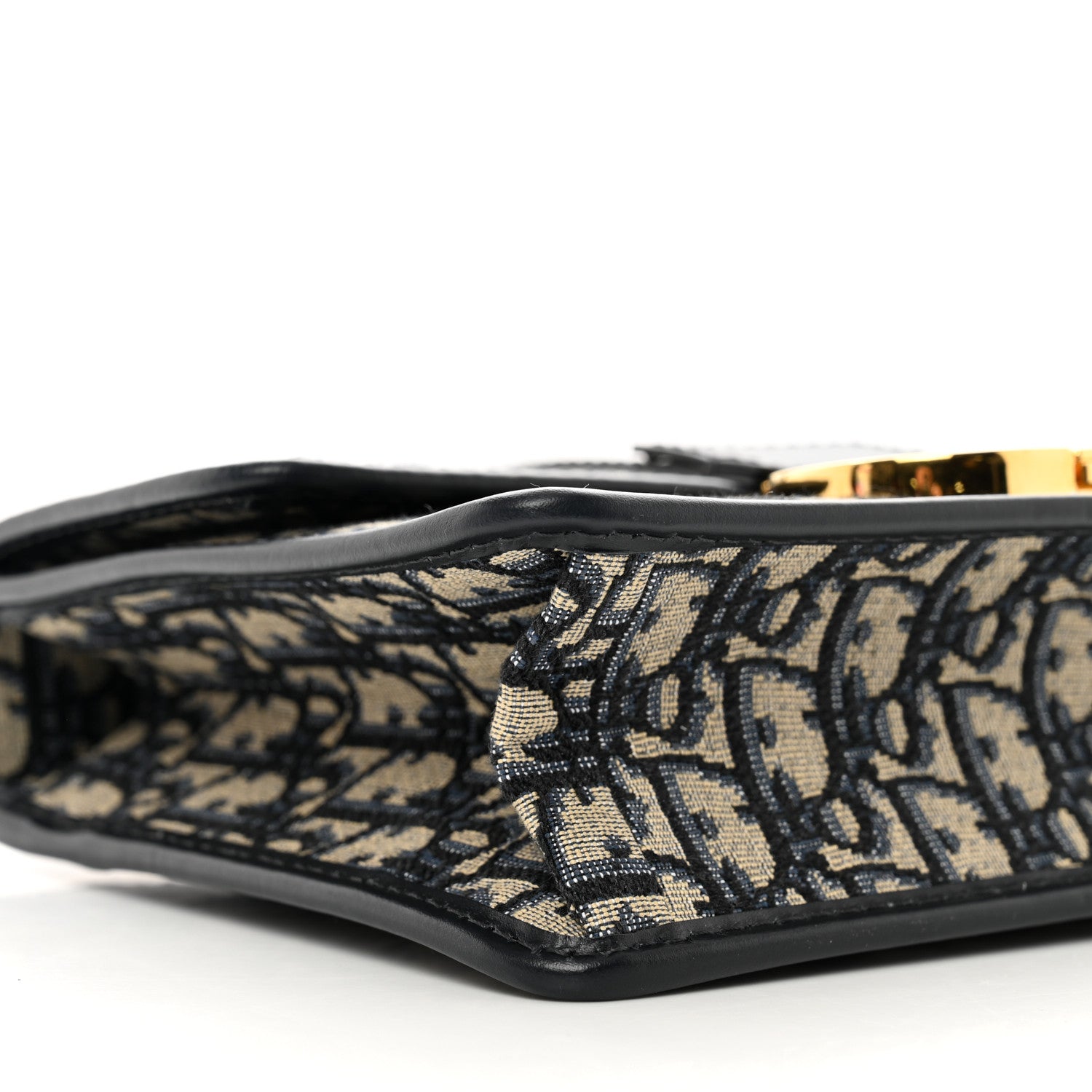 Christian Dior Oblique 30 Montaigne Flap Bag Blue 8 of 9