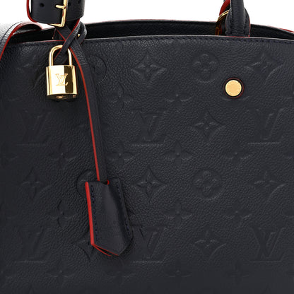 Louis Vuitton Empreinte Montaigne BB Marine Rouge 8 of 12