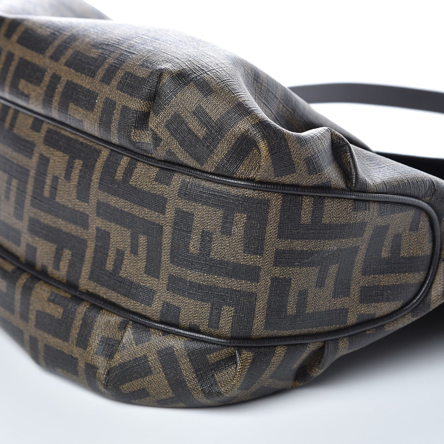 Zucca Spalmati Vitello Elite Tomorrow Shoulder Bag Tobacco Ebano