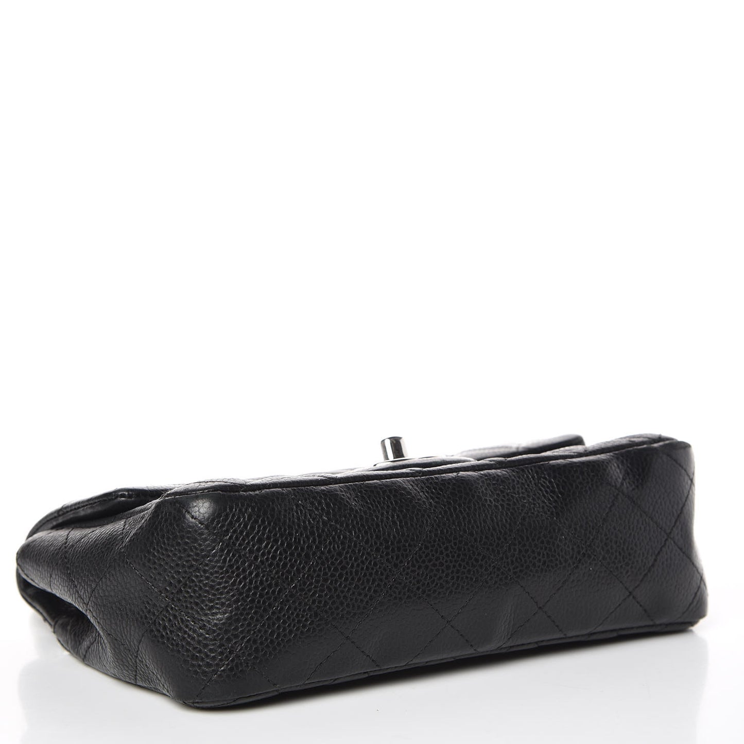 Caviar Quilted Mini Rectangular Flap Black