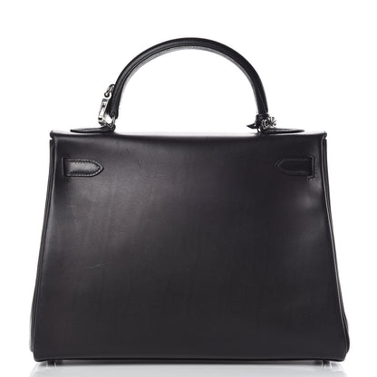 Hermes Evercalf Kelly Retourne 32 Black 5 of 42