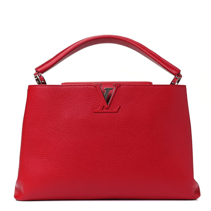 Louis Vuitton Taurillon Capucines MM Rubis 1 of 4