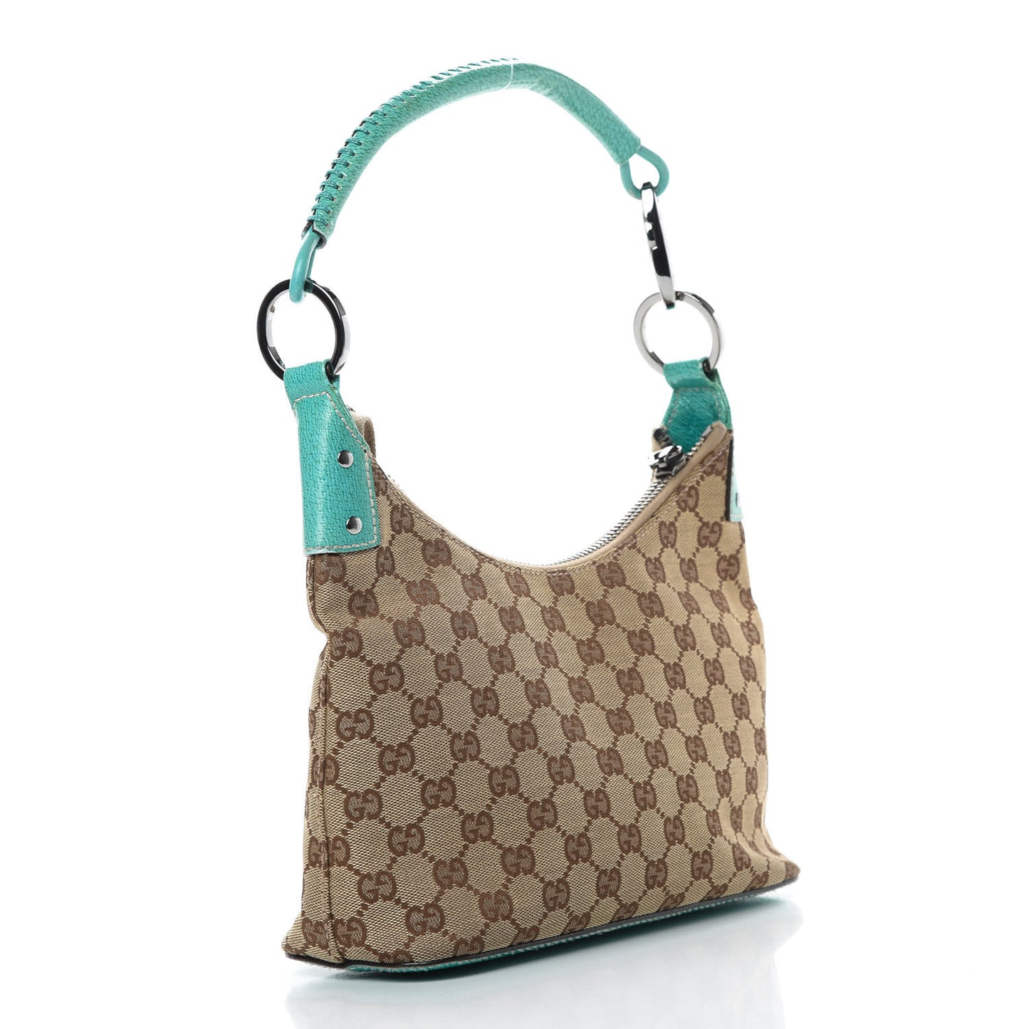 Monogram Classic Ring Hobo Turquoise
