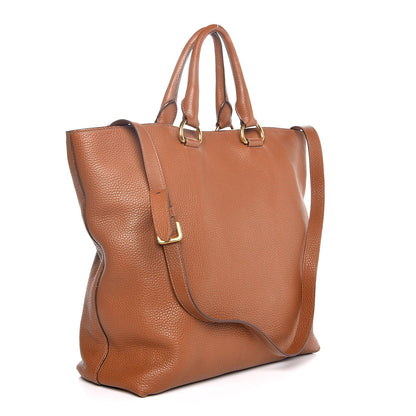Prada Vitello Daino Shopping Tote Brandy 3 of 15