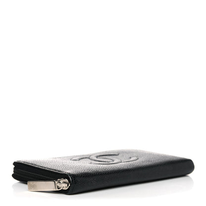 Chanel Caviar Large Timeless CC Zip Around Wallet Black 4 of 15