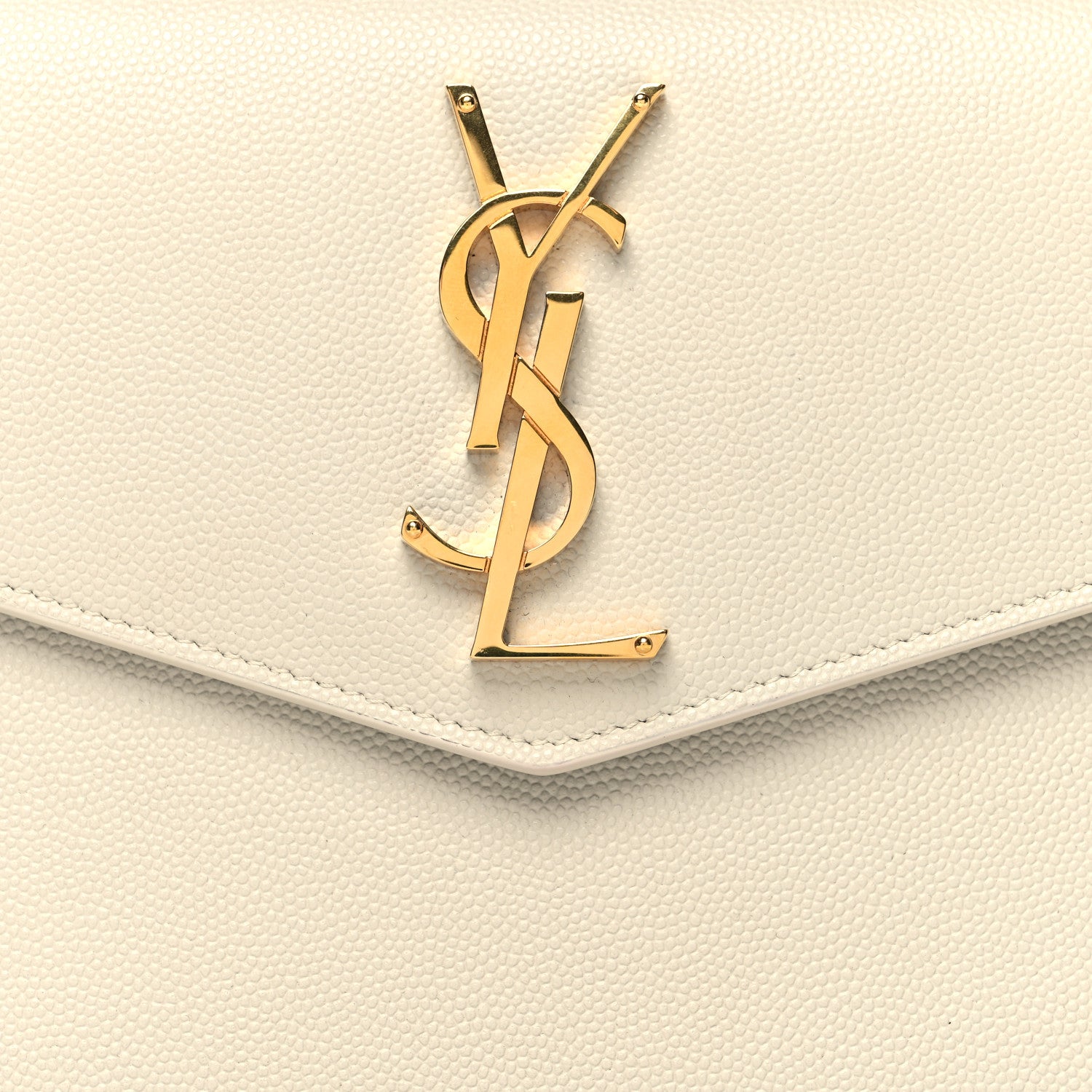 Saint Laurent Grain De Poudre Uptown Pouch Crema Soft 8 of 11