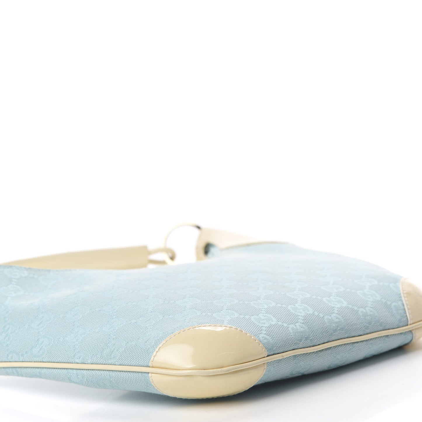 Monogram Patent Small Hobo Blue