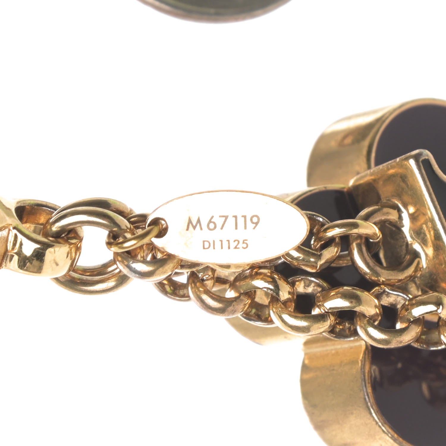 Louis Vuitton Fleur De Monogram Bag Charm Dore 3 of 3