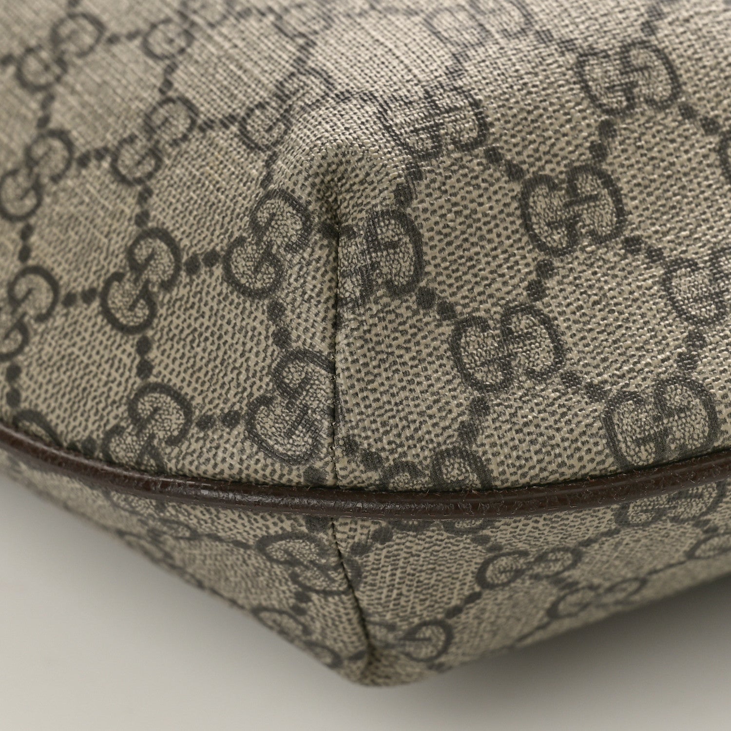 Gucci GG Supreme Monogram Web Small Ophidia Half Moon Hobo Brown 8 of 12