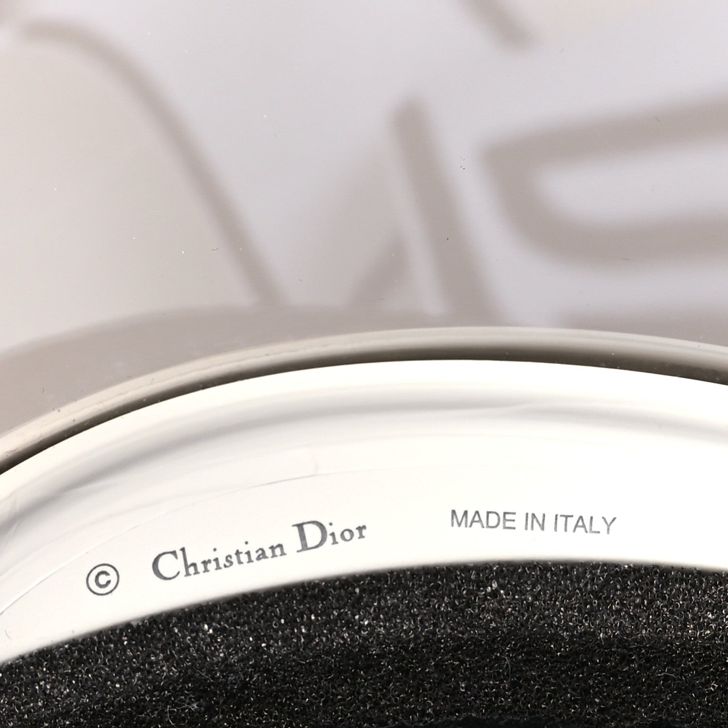 Christian Dior Mirrored DiorClub1 Sun Visor Silver 8 of 11