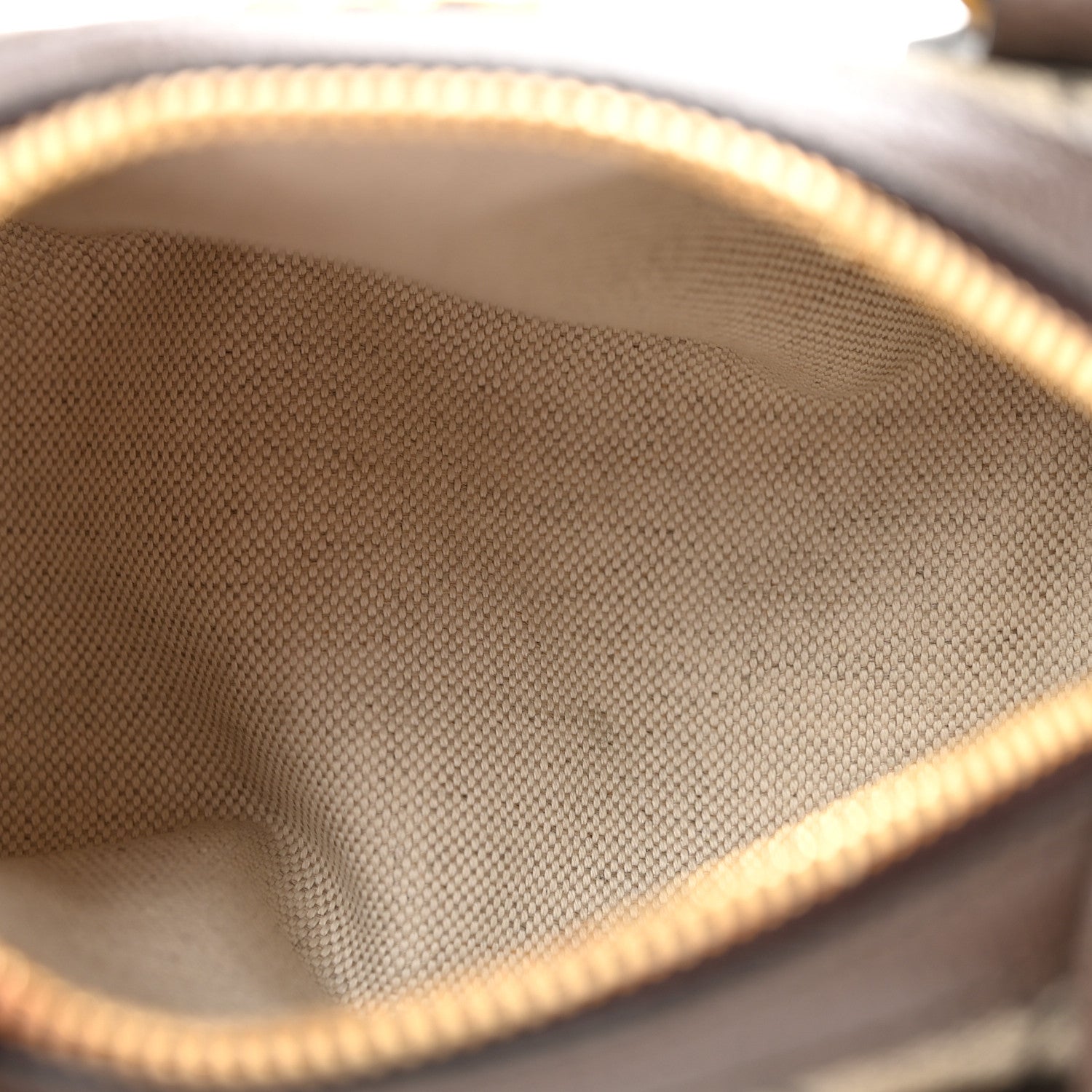 Gucci GG Supreme Monogram Textured Dollar Calfskin Web Super Mini Ophidia Top Handle Bowler Bag  Beige Ebony New Acero 5 of 12
