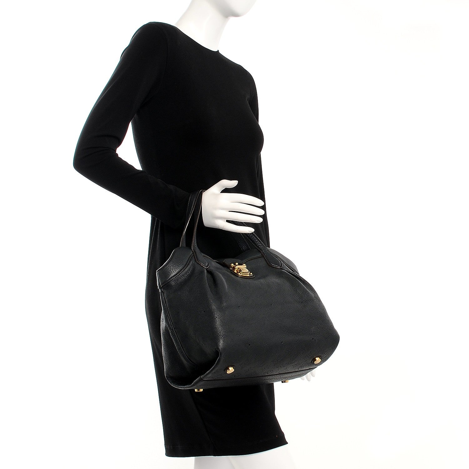 Louis Vuitton Mahina Cirrus PM Black 2 of 8