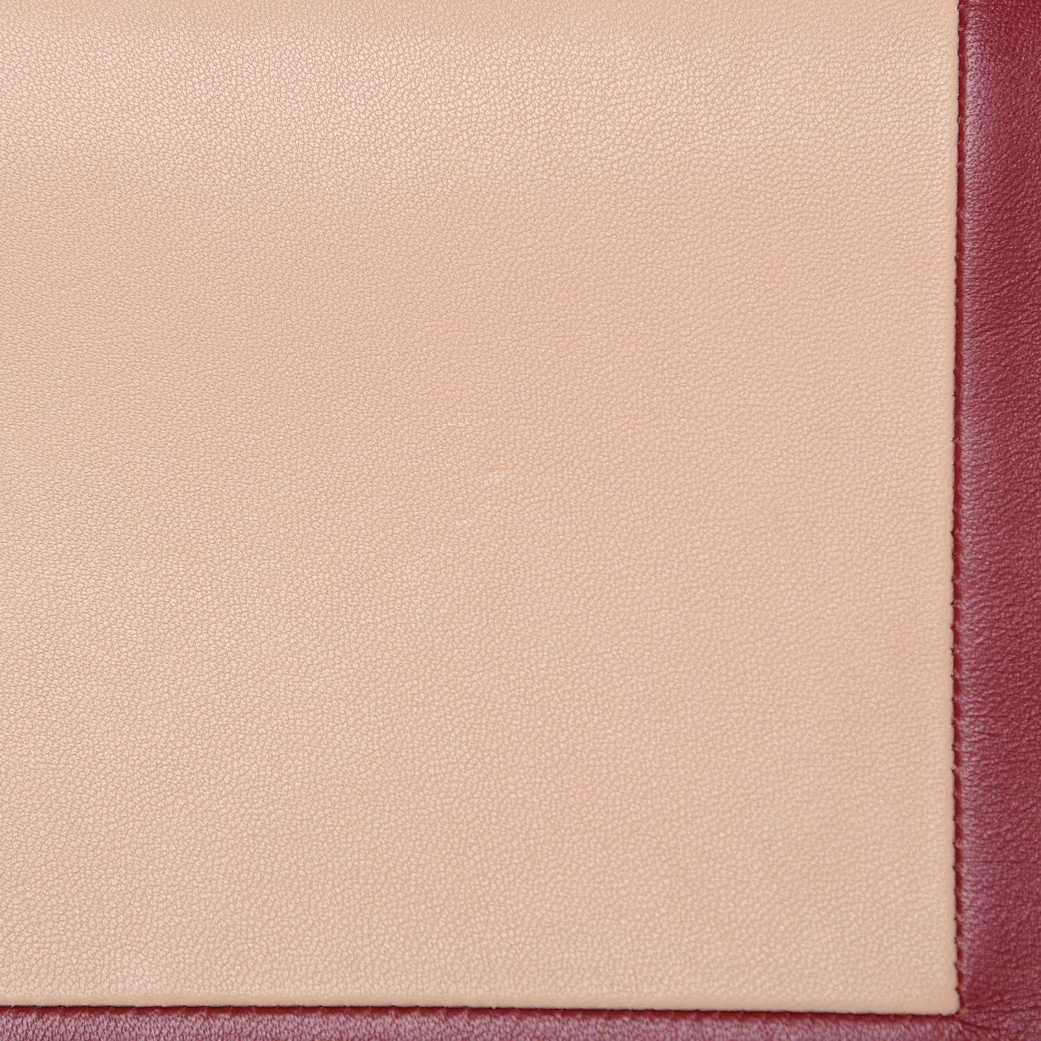 Celine Smooth Lambskin Frame Evening Chain Clutch Ruby Nude 12 of 13